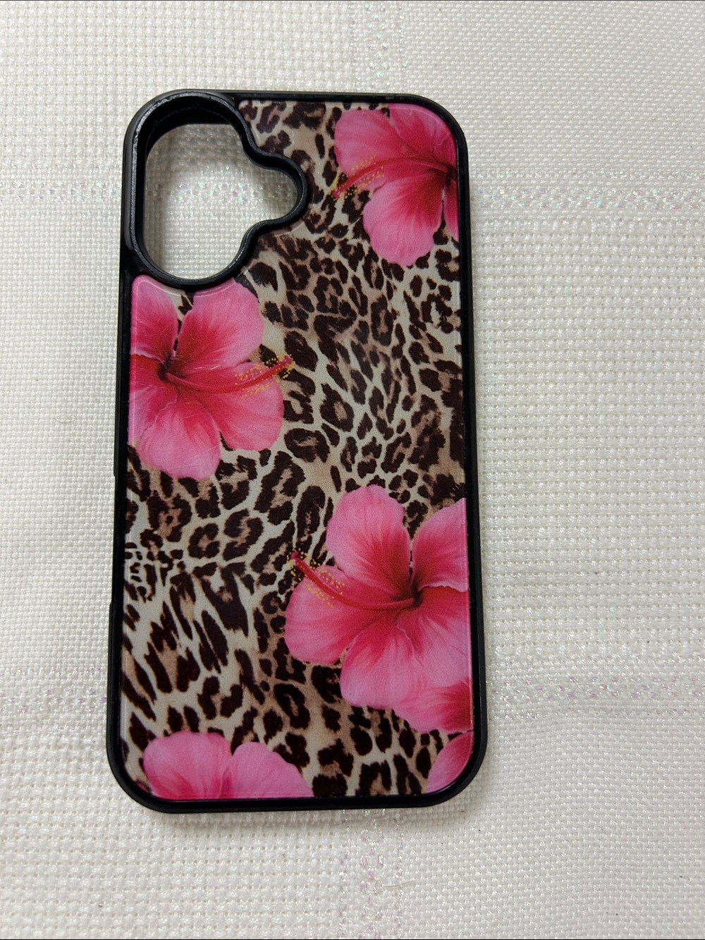 Pink Floral Leopard Print Phone Case - Compatible Cell Accessory